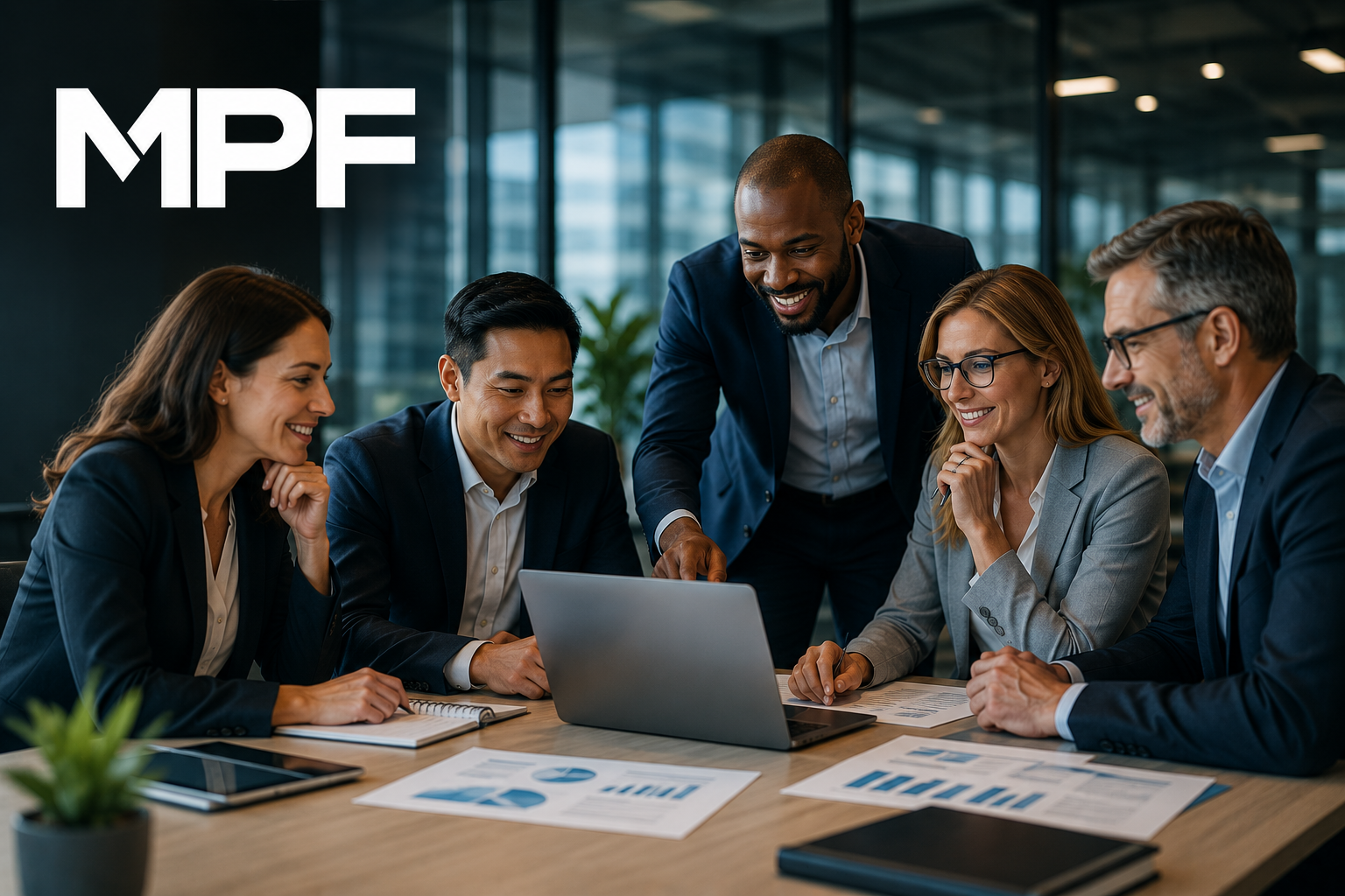 MPF — diverse business leaders collaborating on workforce analytics